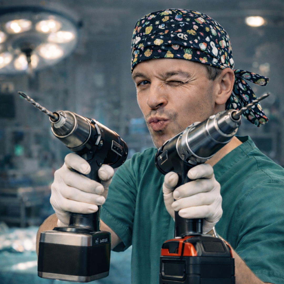 Une équipe vétérinaire inquiète par la bonne humeur inhabituelle de son chirurgien.
